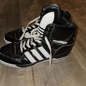 Adidas Originals Jeremy Scott Tongue Attitude G04645 Black White Men Size 8.5